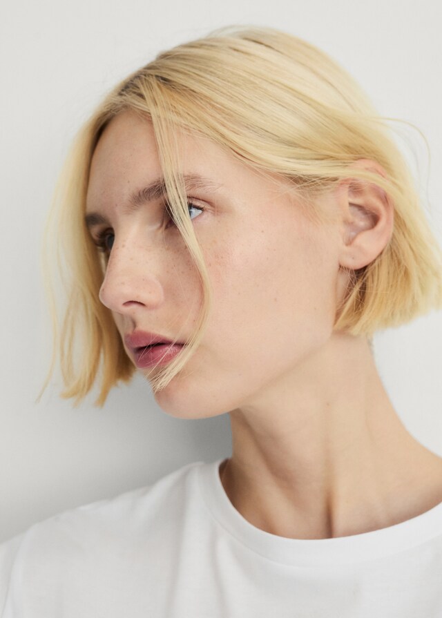 Mango Pigiama Due Pezzi Righe Seersucker