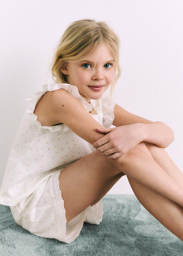 Mango Pigiama Fiori Cotone