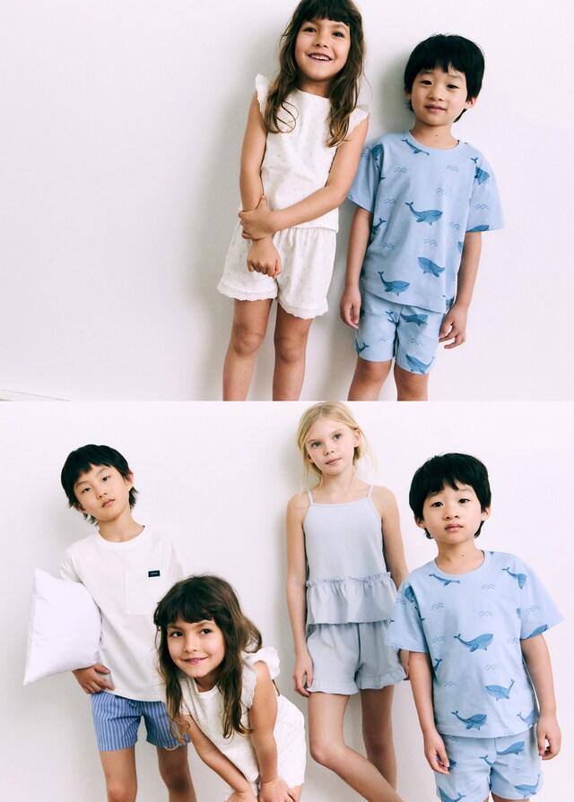 Mango Pigiama Fiori Cotone