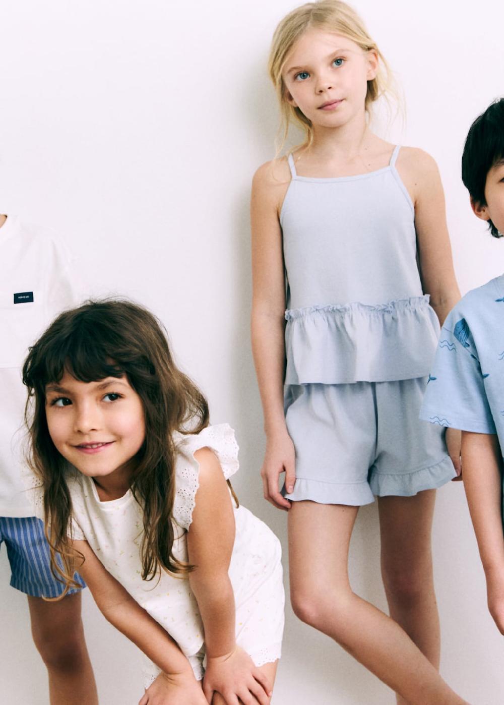 Mango Pigiama fiori cotone