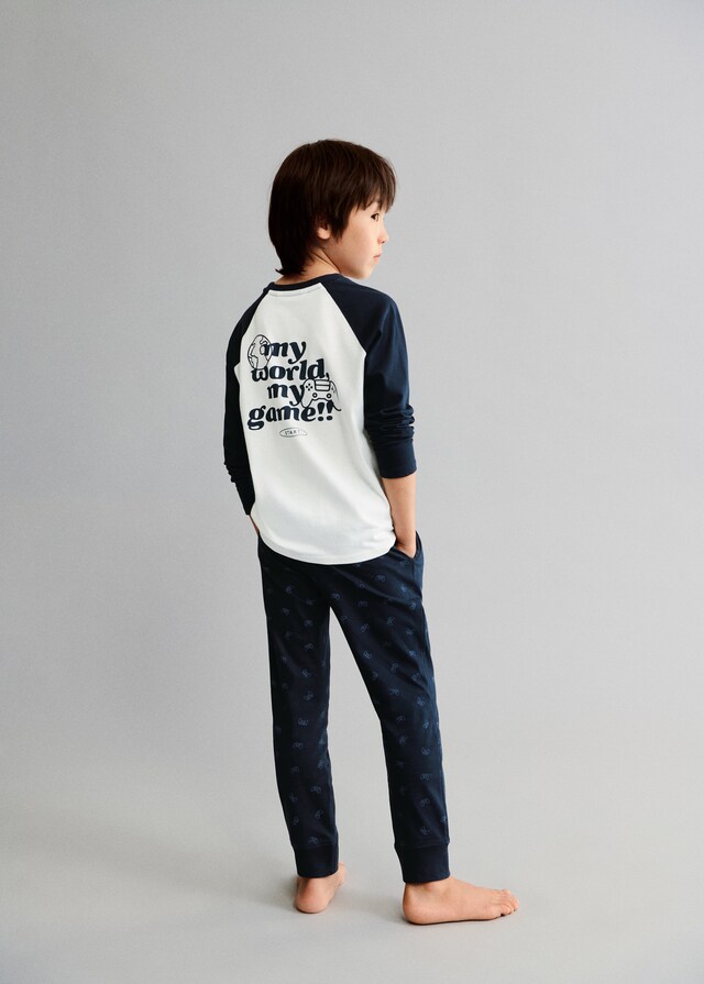 Mango Pigiama Lungo Cotone Stampato