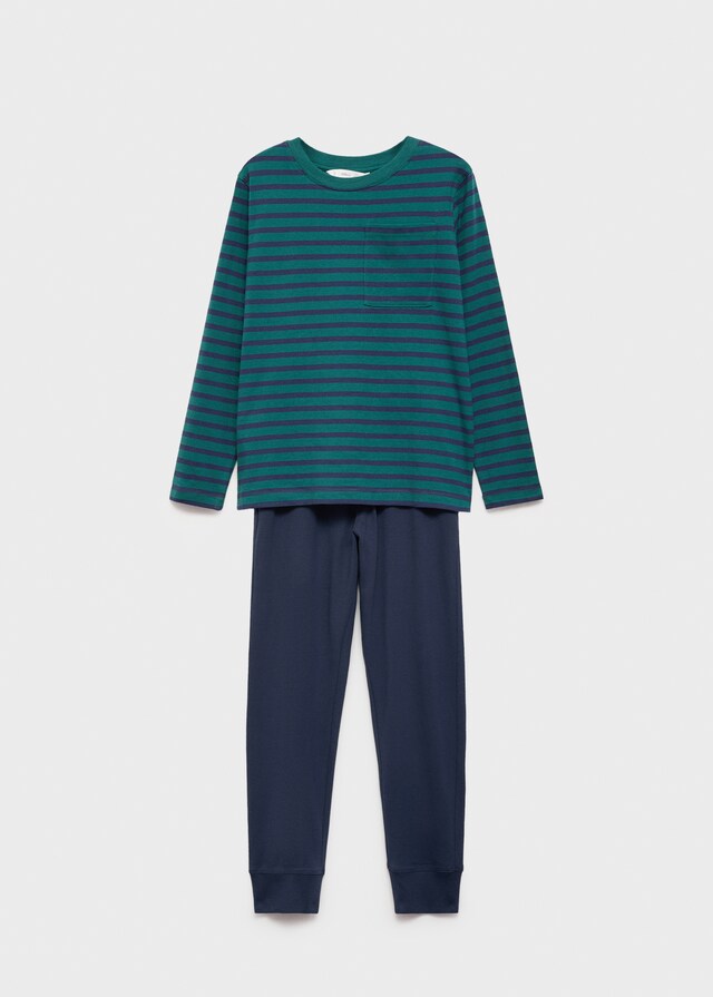 Mango Pigiama Lungo Righe