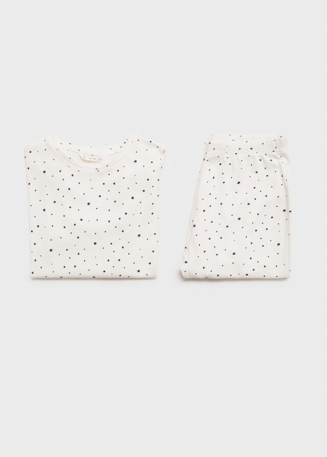 Mango Pigiama Lungo Stampa Stelle