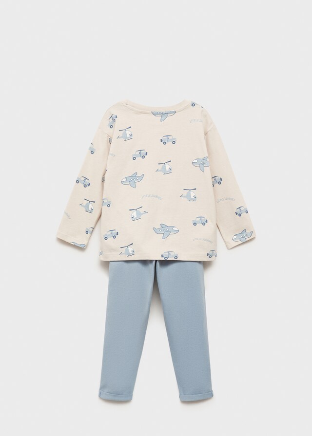 Mango Pigiama Lungo Stampato