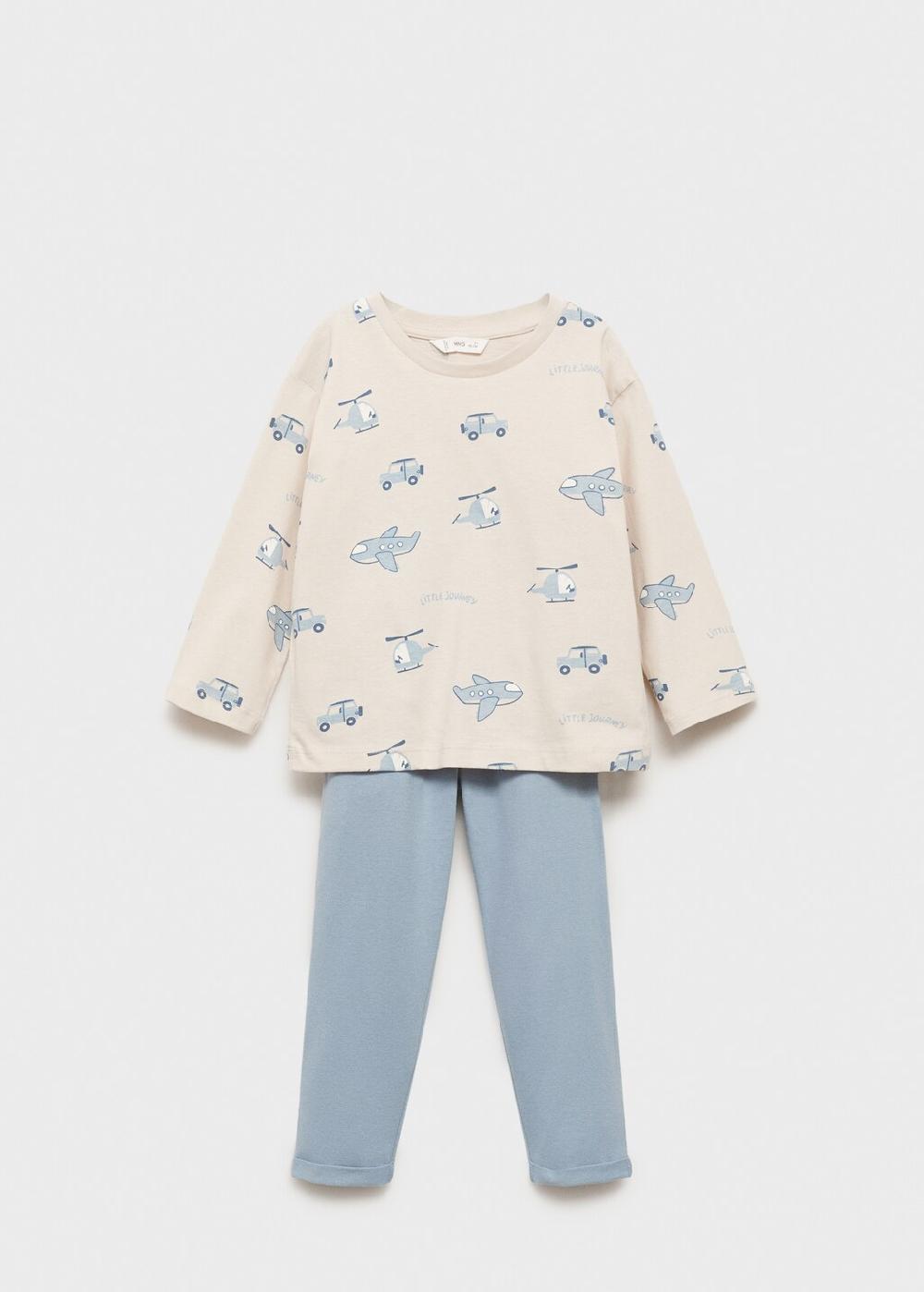 Mango Pigiama lungo stampato