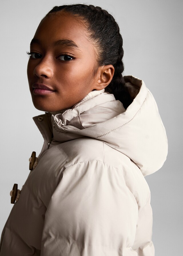 Mango Piumino Imbottito Cappuccio