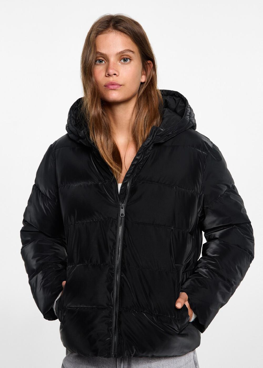 Mango Piumino imbottito cappuccio