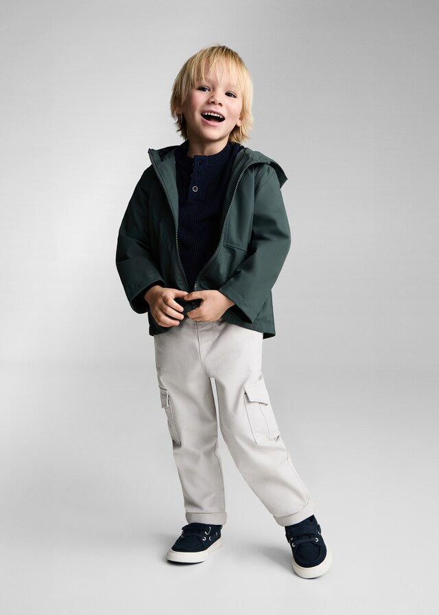 Mango Piumino Impermeabile Cappuccio