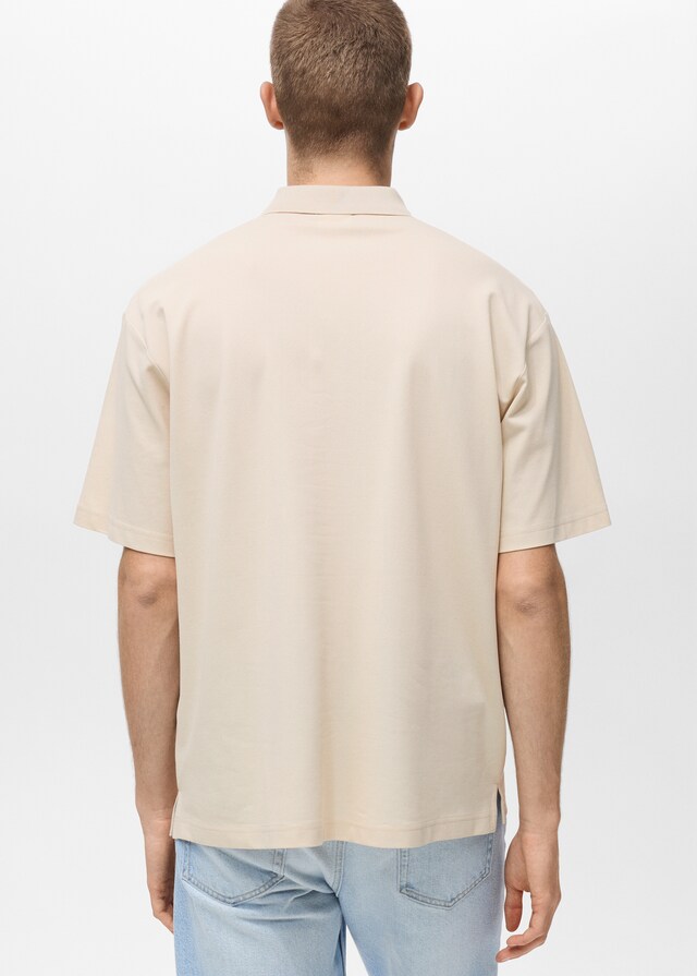Mango Polo Cotone Piqué Relaxed Fit