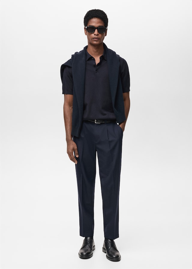 Mango Polo Maglia Sottile 100% Cotone