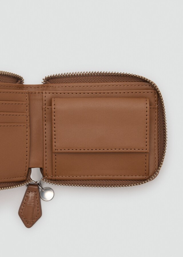 Mango Portafoglio Mini Similpelle Cocco