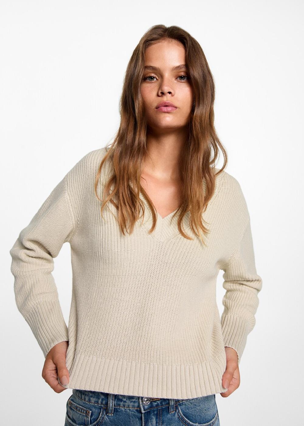Mango Pullover collo a V