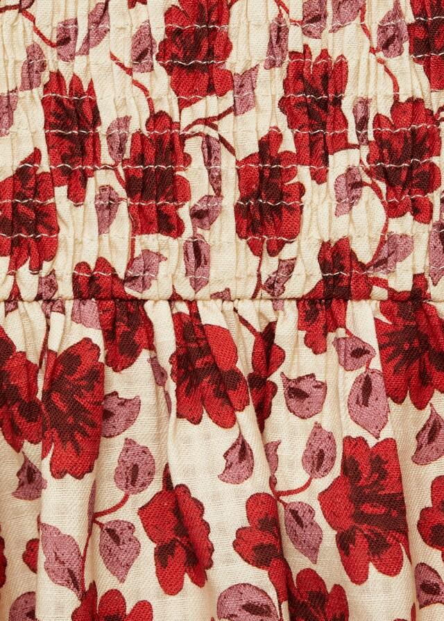 Mango Pullover Cotone Stampa Fiori