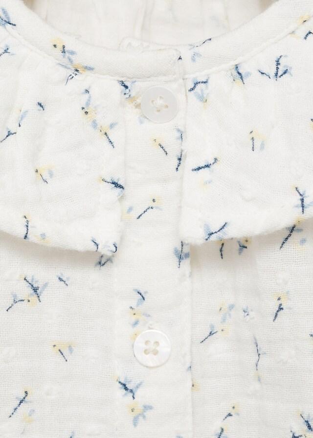 Mango Pullover Cotone Stampa Fiori