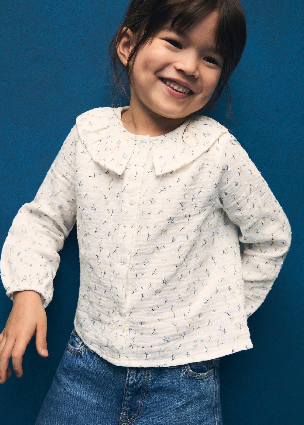 Mango Pullover cotone stampa fiori