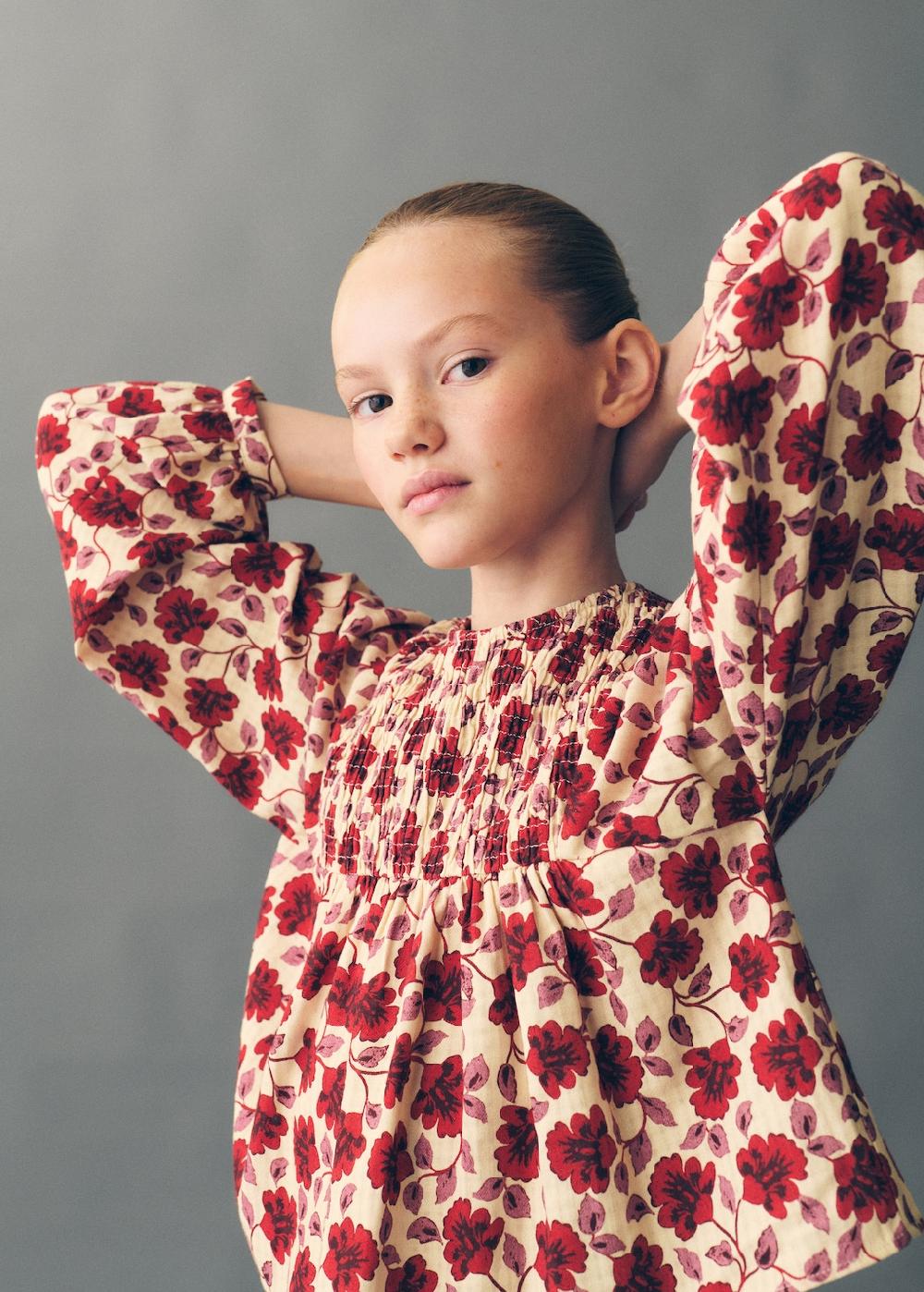 Mango Pullover cotone stampa fiori