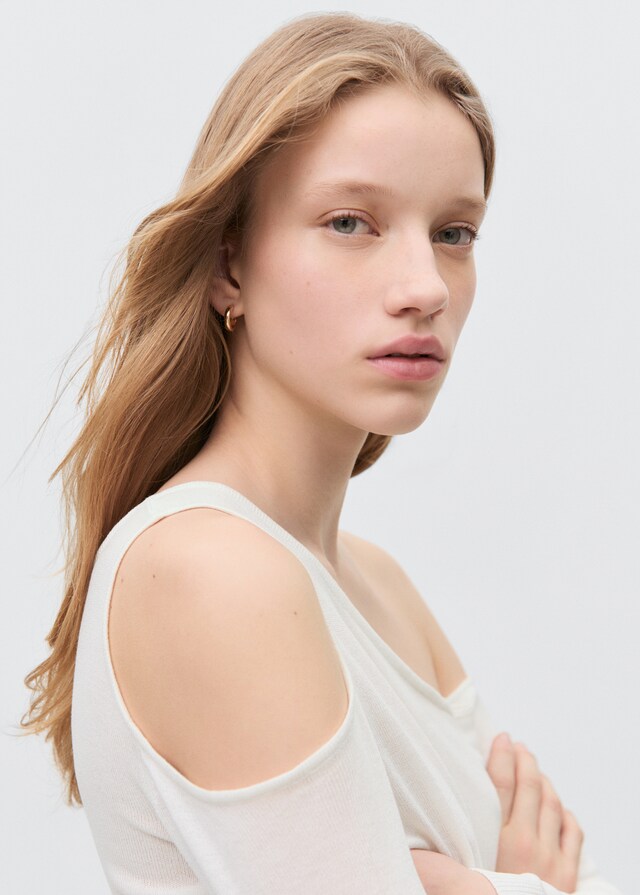 Mango Pullover Maglia Asimmetrico