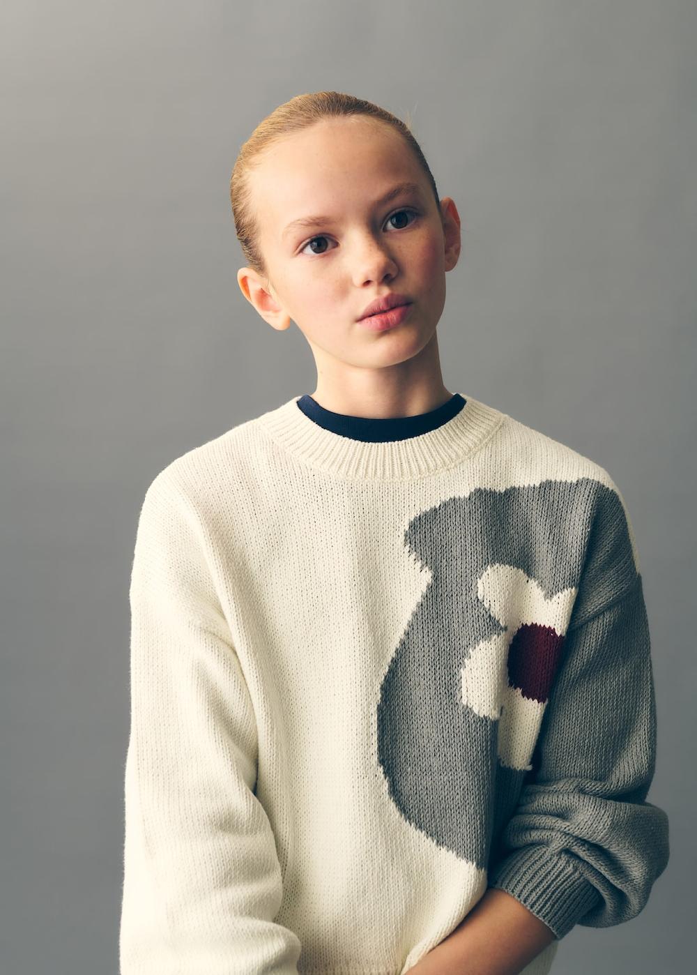 Mango Pullover maglia fiore