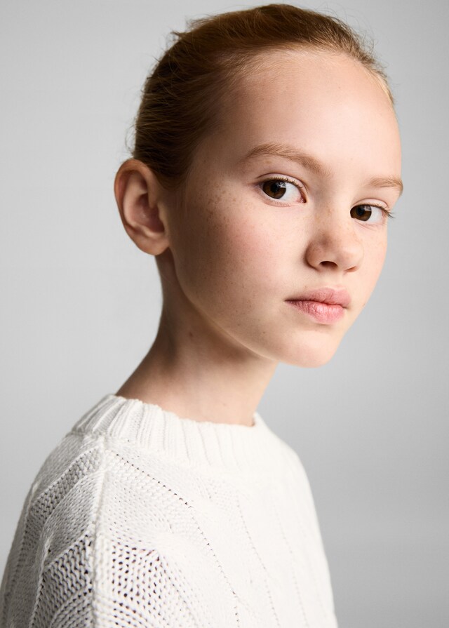 Mango Pullover Maglia Intrecciato