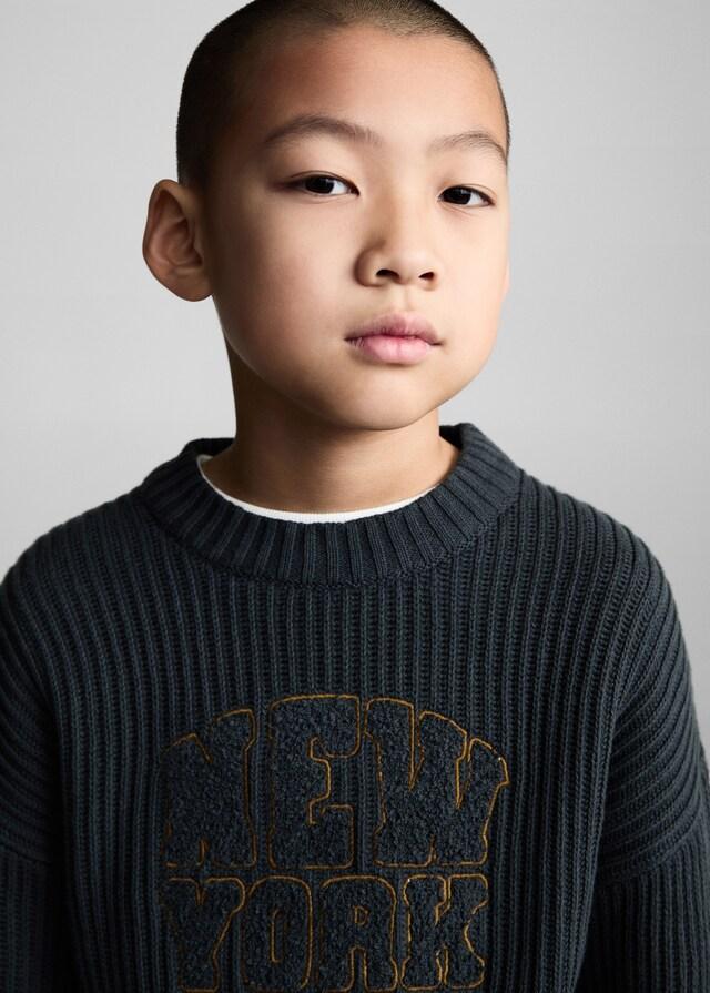 Mango Pullover Maglia Messaggio