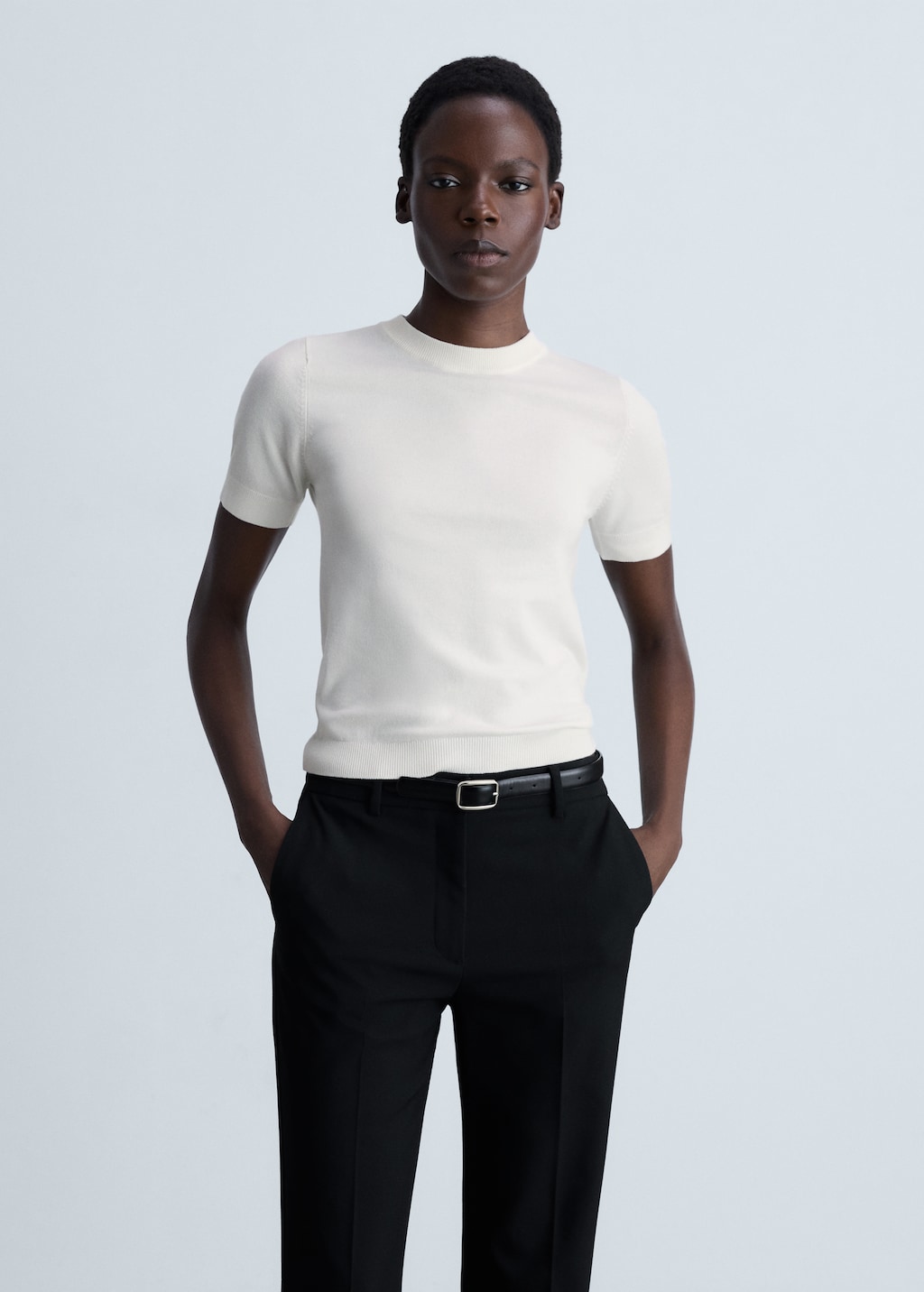 Mango Pullover maglia sottile maniche corte