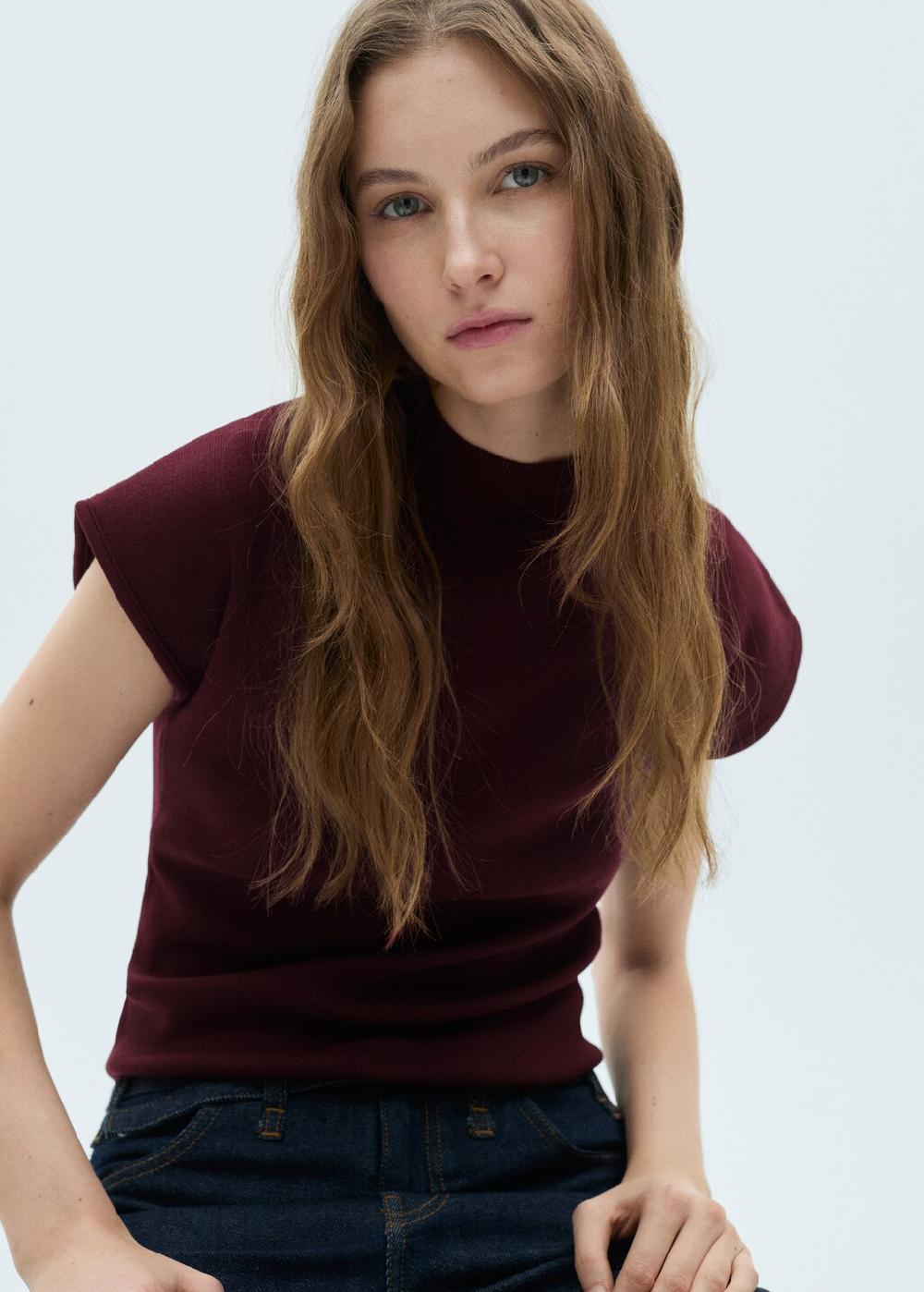 Mango Pullover maglia sottile maniche corte