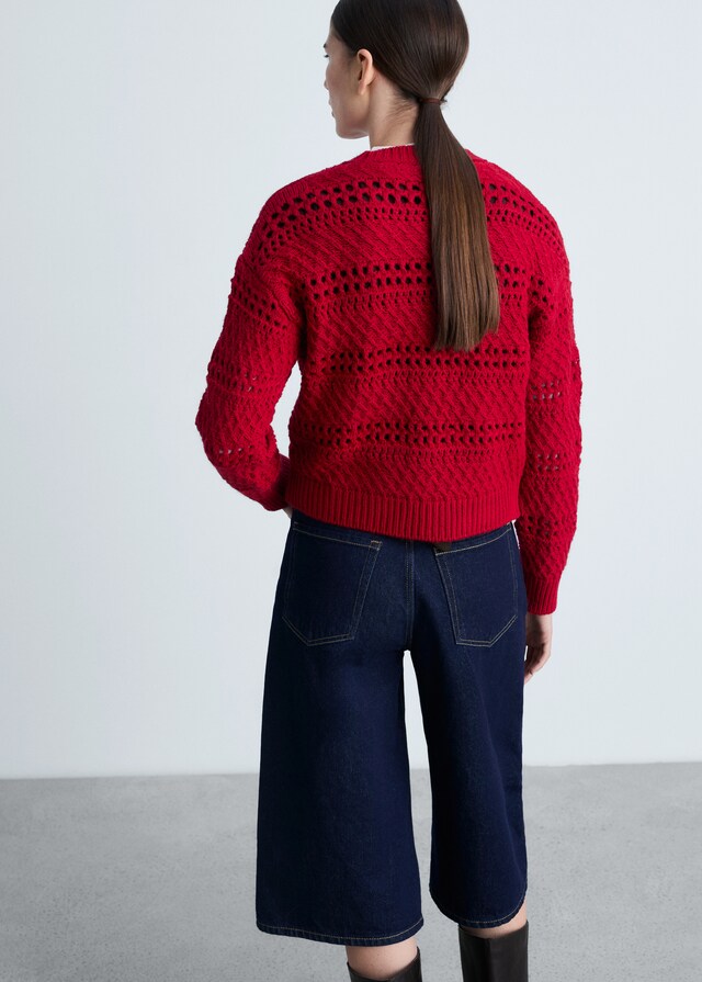 Mango Pullover Maglia Traforata