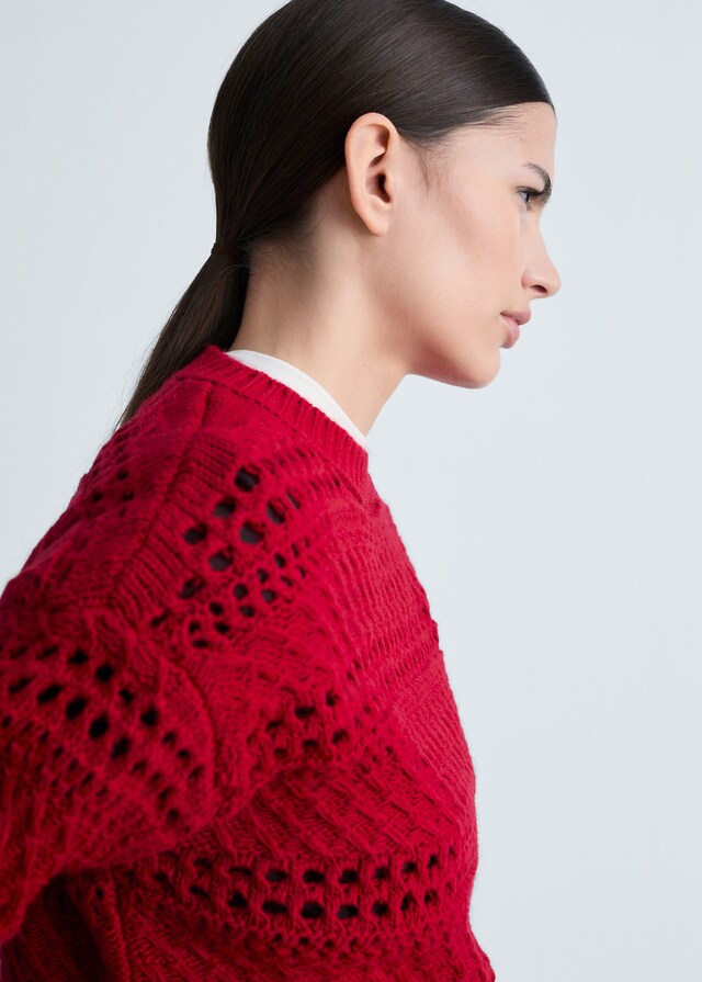 Mango Pullover Maglia Traforata