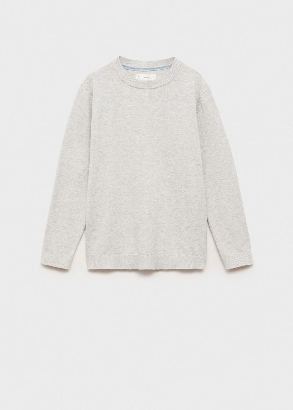 Mango Pullover melangiato cotone