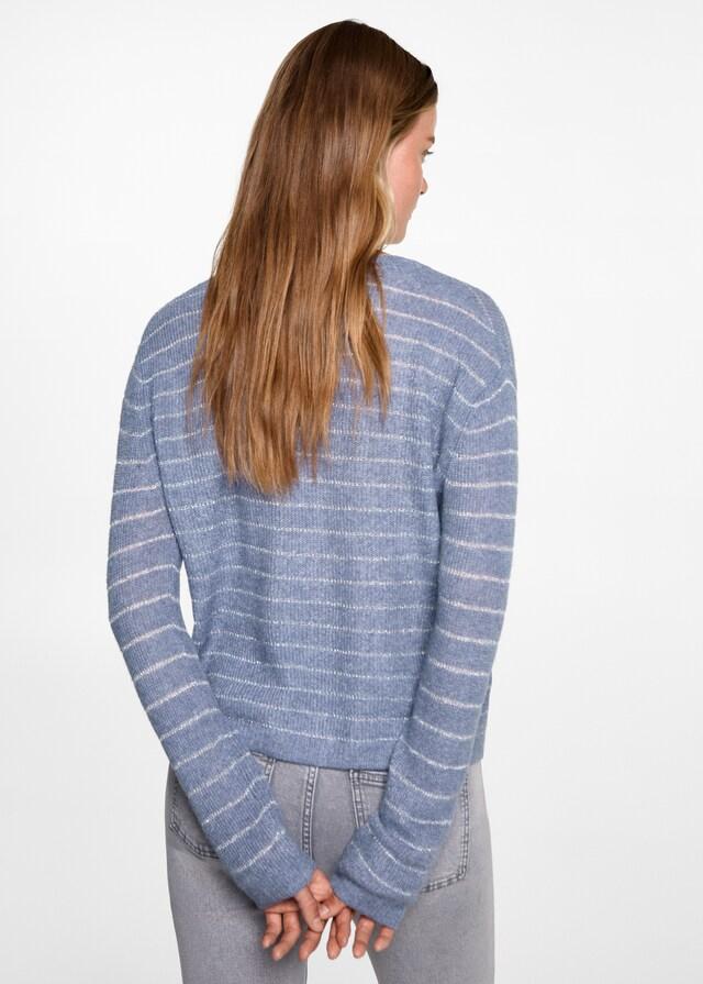 Mango Pullover Righe Lurex