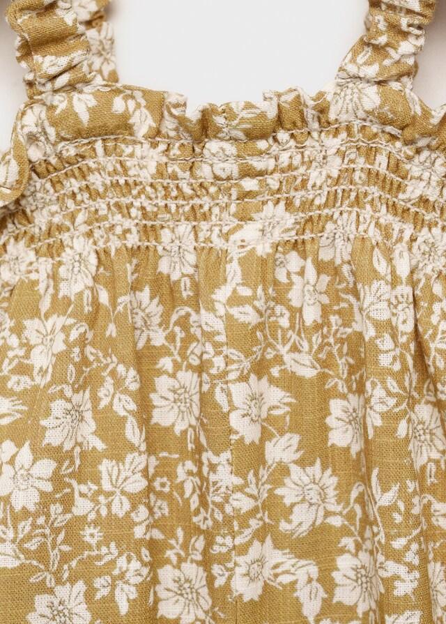 Mango Salopette Cotone Stampato