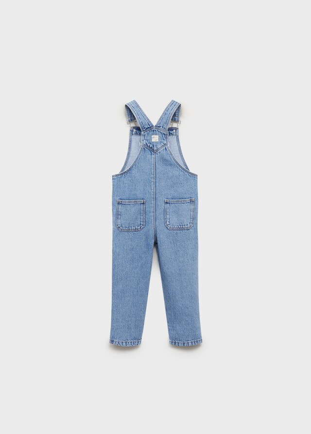 Mango Salopette Lunga Denim Tasca