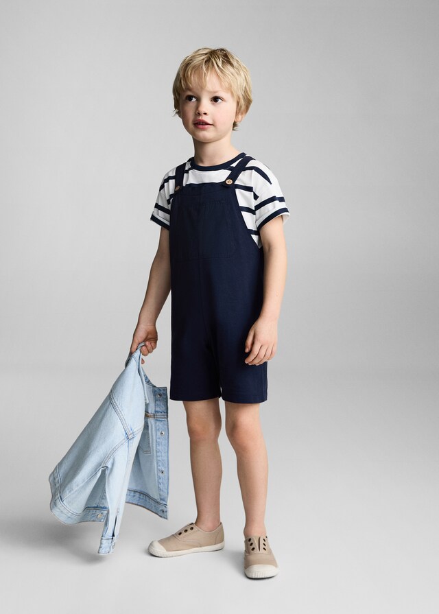 Mango Salopette Maglia Cotone