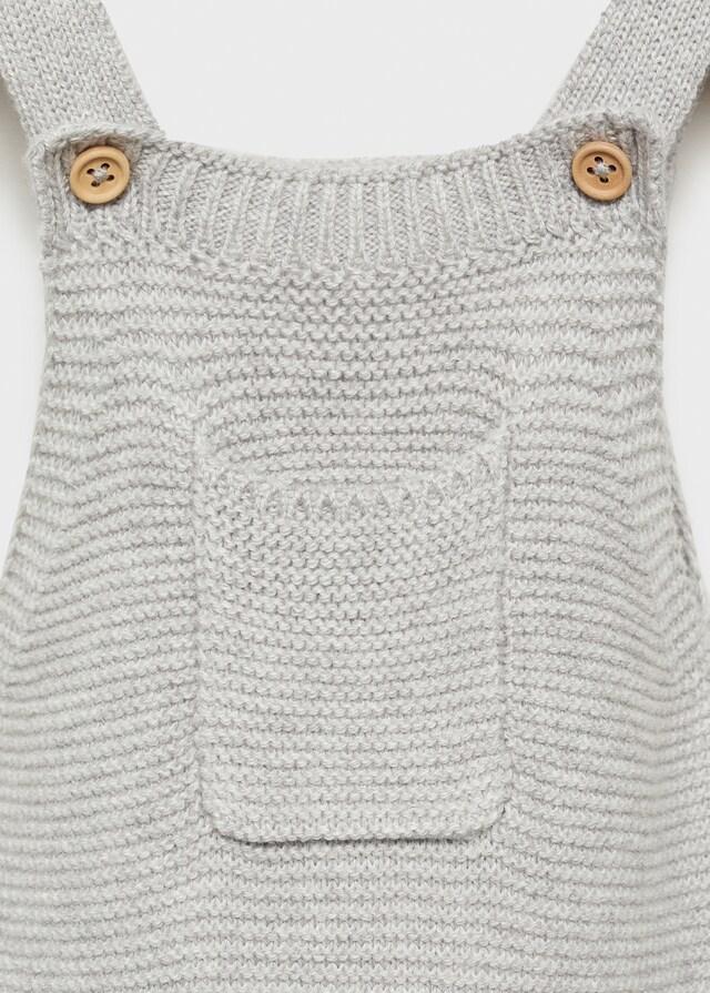 Mango Salopette Maglia Cotone
