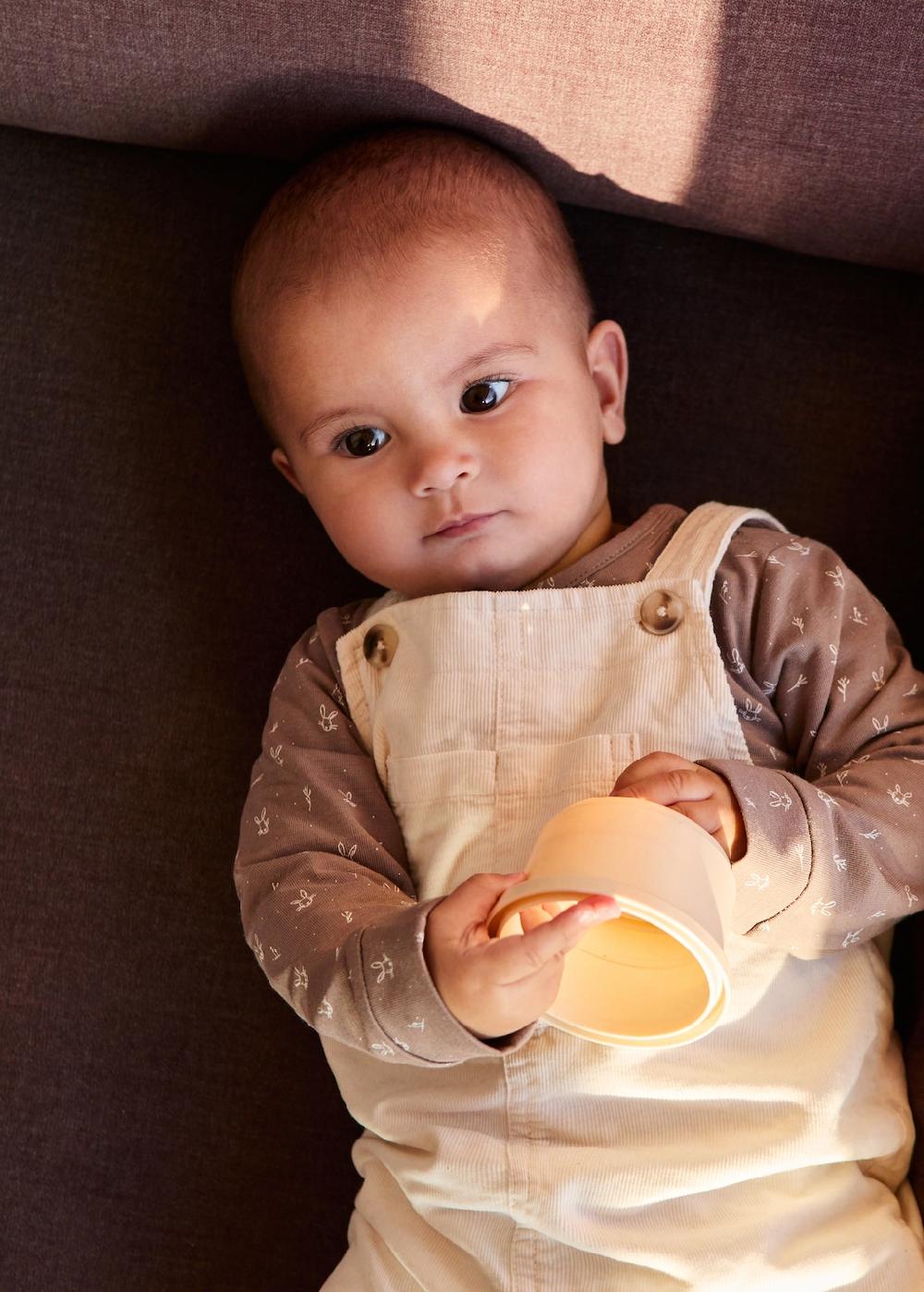 Mango Salopette velluto a coste tasca