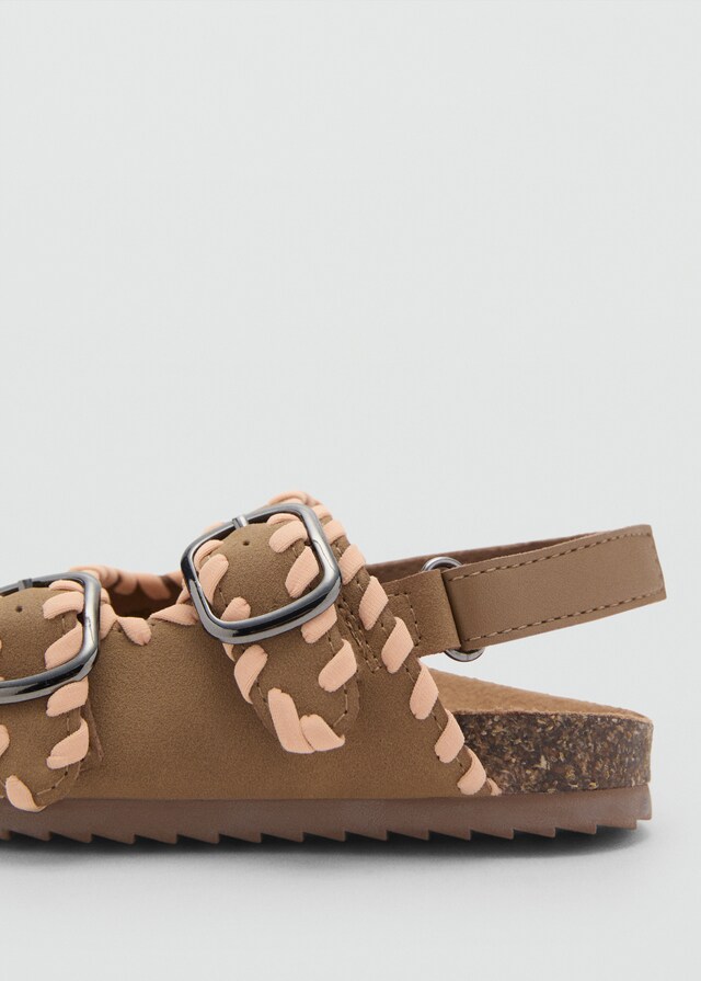 Mango Sandali Fasce Fibbie