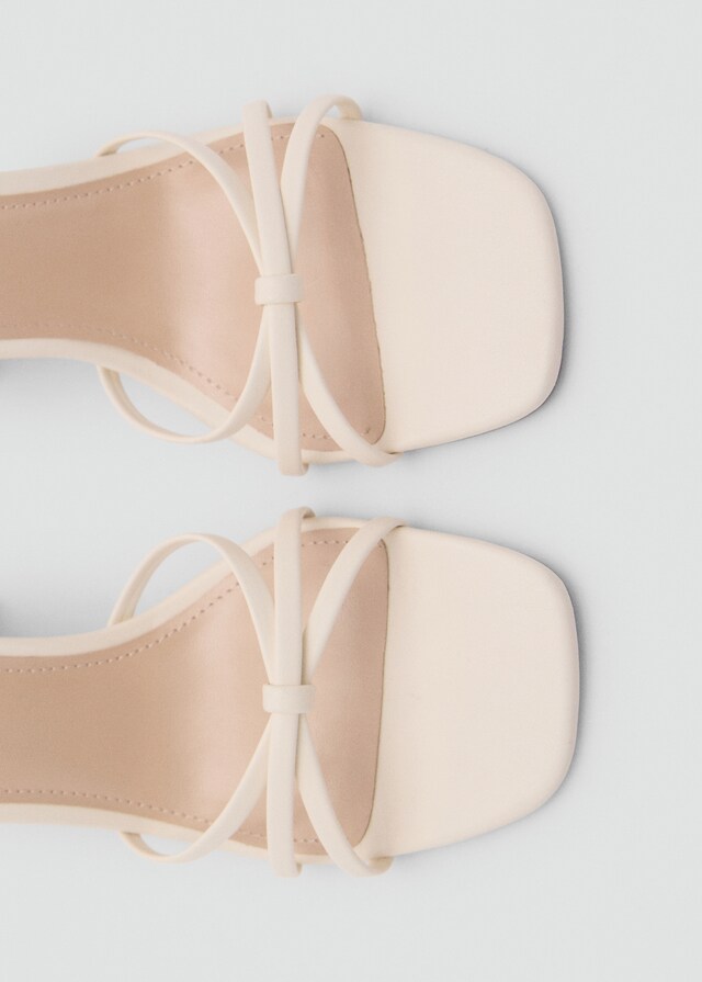 Mango Sandali Fasce Tacco