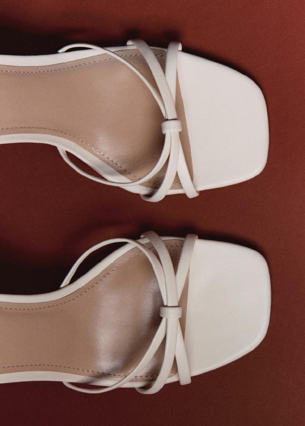 Mango Sandali fasce tacco