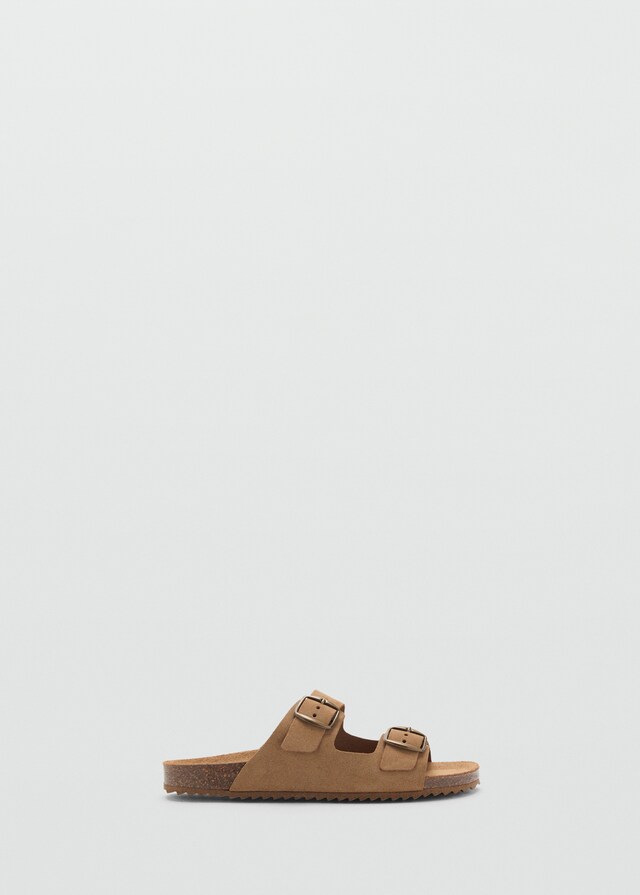 Mango Sandali Pelle Fibbie