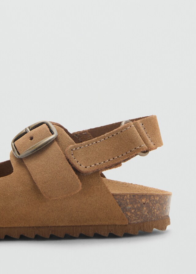 Mango Sandali Pelle Fibbie