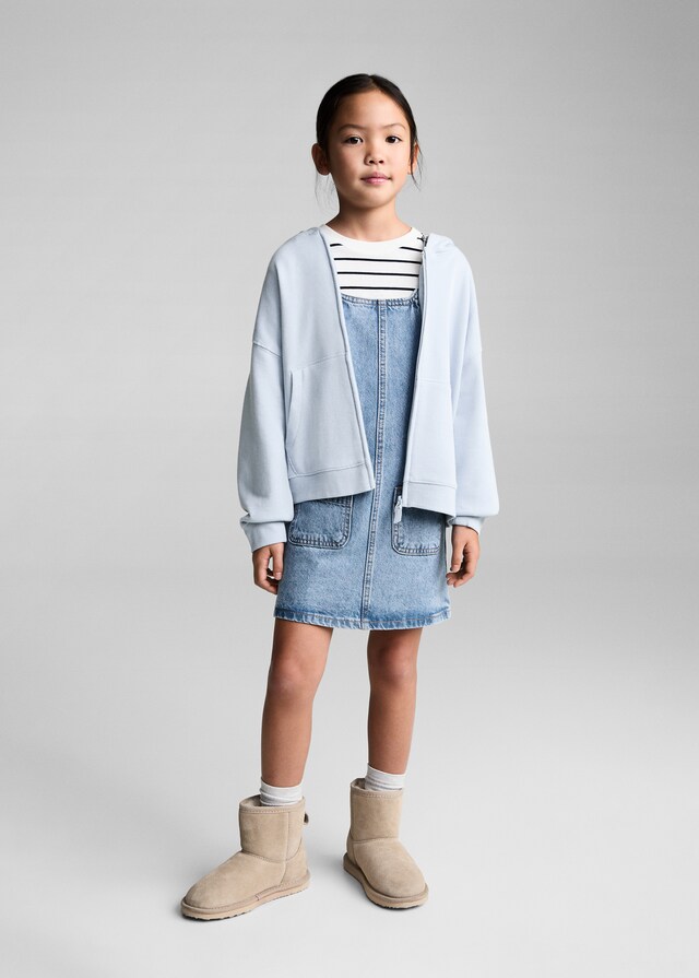 Mango Scamiciato Corto Denim