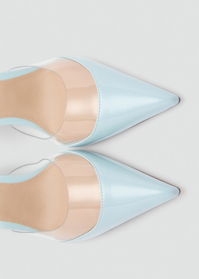 Mango Scarpa Con Tacco Pannello Vinile