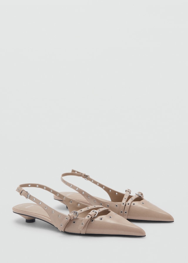 Mango Scarpa Kitten Fustellata