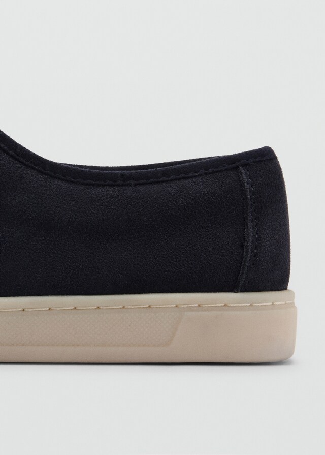 Mango Scarpe Da Barca Crosta Di Cuoio