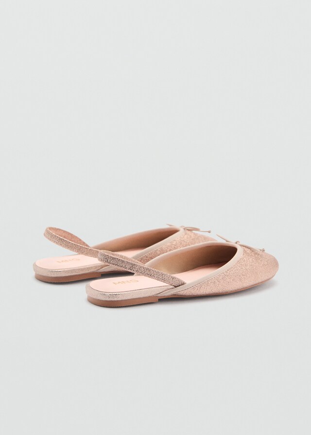 Mango Scarpe Glitter Fiocco