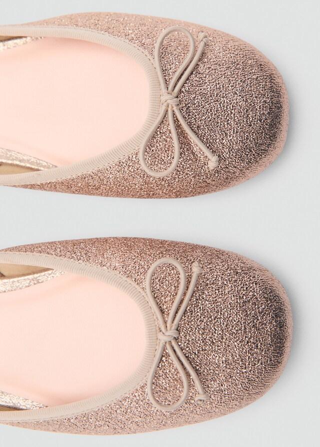 Mango Scarpe Glitter Fiocco