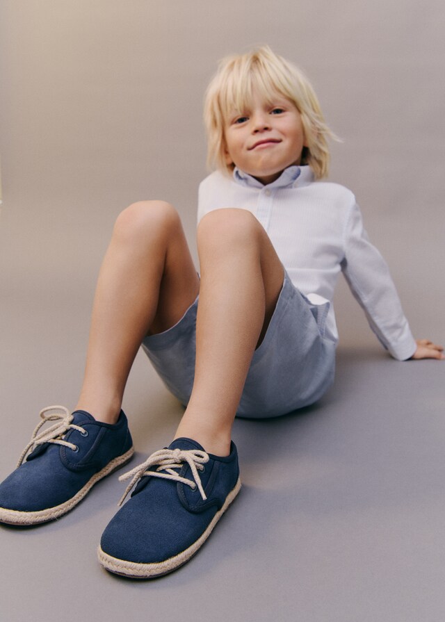 Mango Scarpe Pelle Lacci