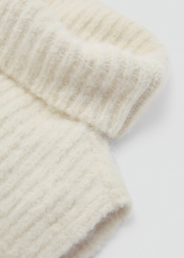 Mango Scialle Collo Con Risvolto Crop