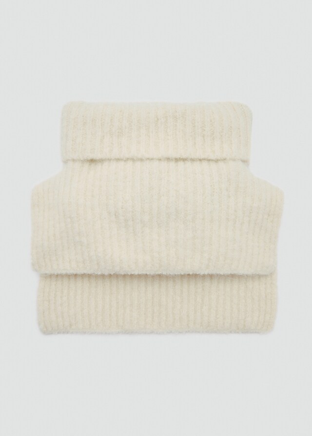 Mango Scialle Collo Con Risvolto Crop