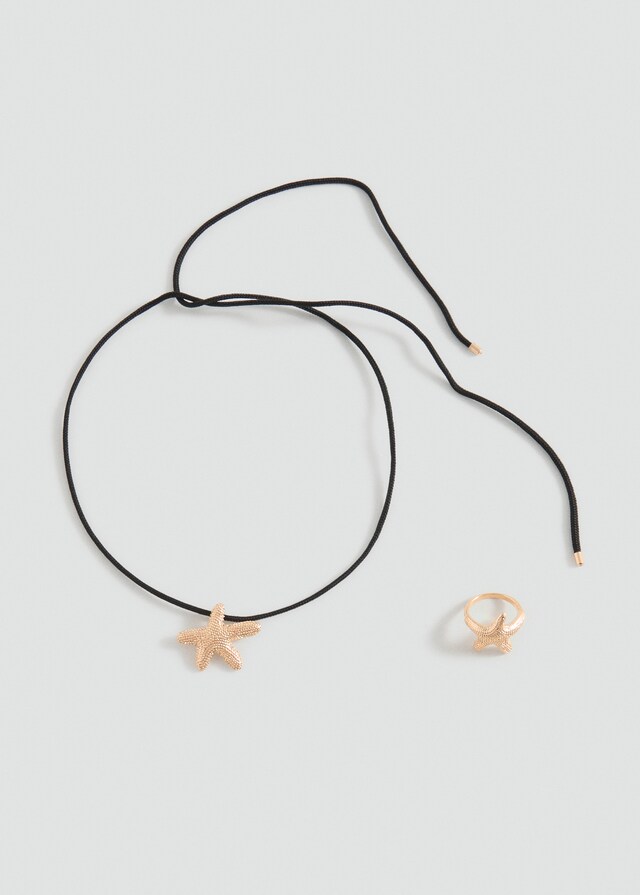 Mango Set Collana E Anello